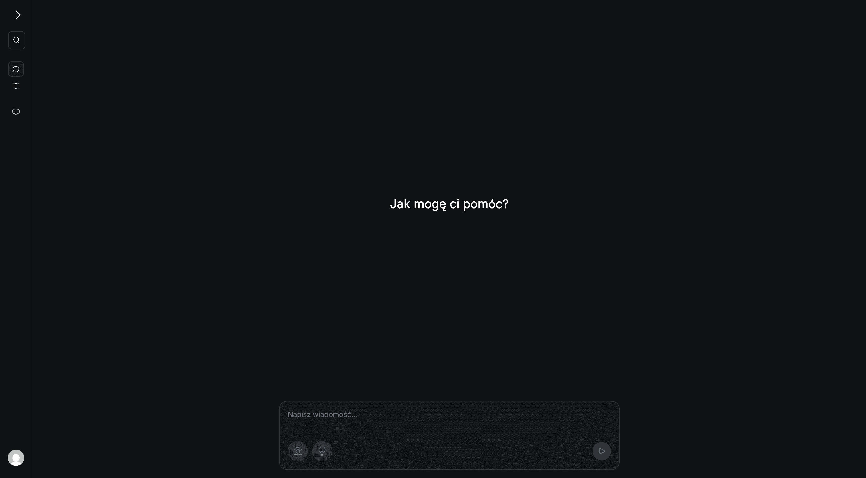 Screenshot aplikacji FOXY AI