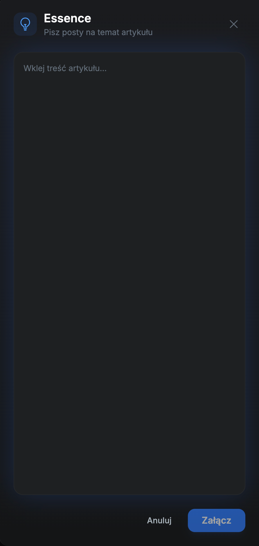 Essence Tool Overlay